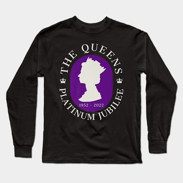 The Queen Platinum Jubile Long Sleeve T-Shirt by oemsanex